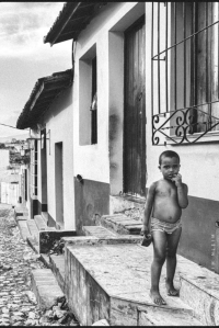 Little boy in the streets of Trinidad, Cuba
