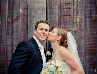 Wedding couple in Mont-Tremblant