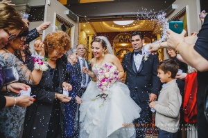 Greek Wedding Ceremony toss