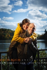 Wedding couple outdoor e-session