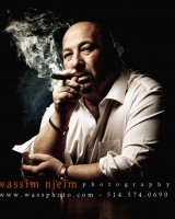 Man model smoking