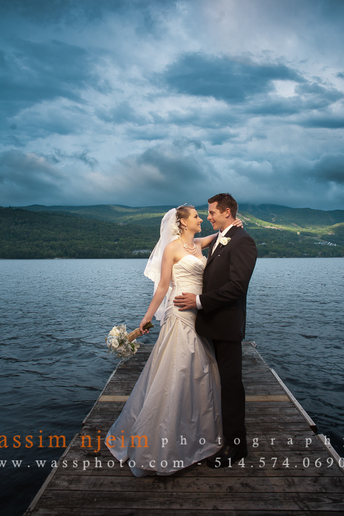 Wedding picture in Mont-Tremblant