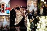 Christmas couple engagement session Montreal