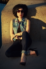 Model in sunlight Montreal