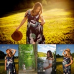 Maternity photo collage