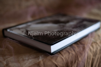 Wedding album side view