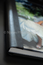 Wedding album spine view
