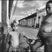 Photograph of a mother and her child on the streets of Trinidad Cuba